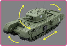 週刊 ガールズ＆パンツァー Mk.IV歩兵戦車 チャーチルMk.VIIをつくる