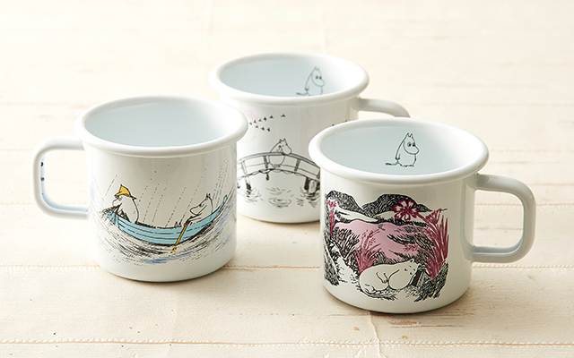 見た目も利便性も素敵なホーローマグ | ムーミン公式サイト