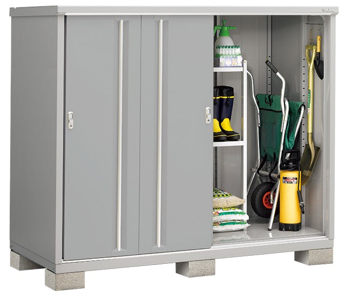 シンプリー MJX-199DP 幅196cm×奥行93.8cmサイズ|イナバの物置・倉庫