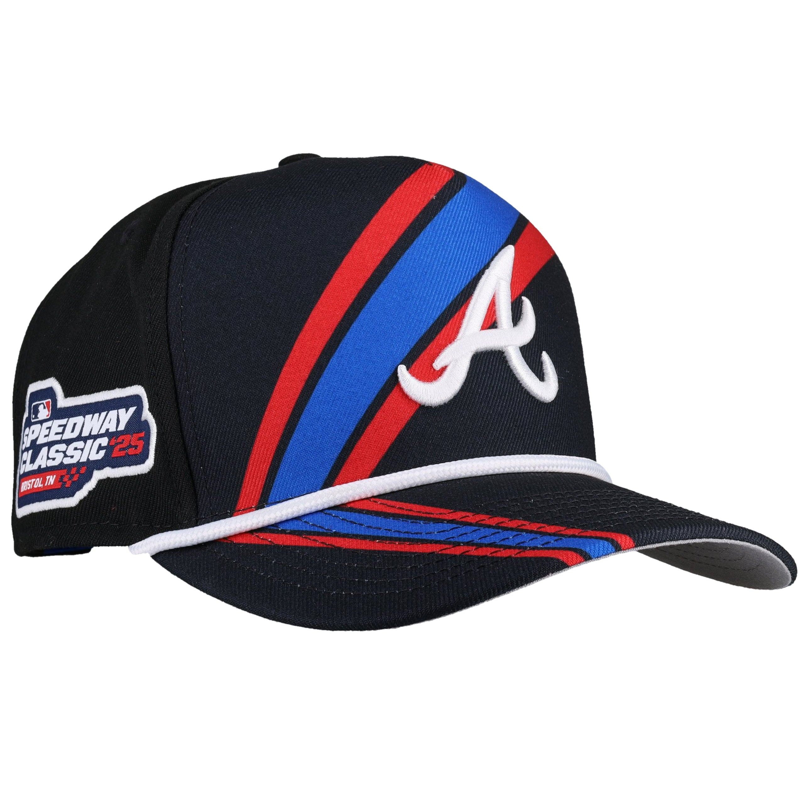 Atlanta Braves 2025 Speedway Classic Navy Black New Era 9Fifty A