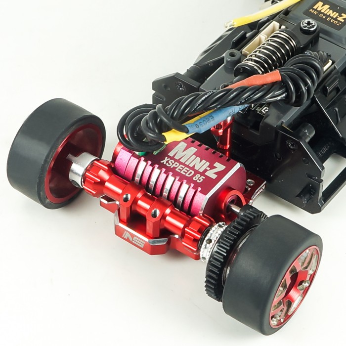 Mini-Z RWD MR04 : 98-102mm Square Motor Mount (RED) - Kyosho