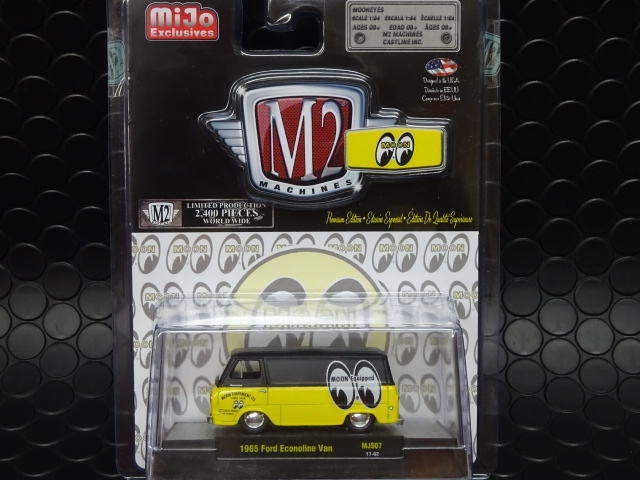 M2 1/64 ﾀﾞｲｷｬｽﾄﾓﾃﾞﾙ MiJo◇ ”Mooneyes” 1965 FORD ECONOLINE VAN 限定