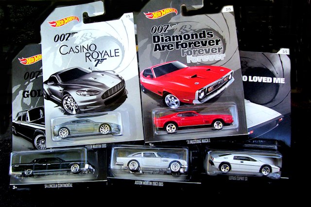 ﾎｯﾄｳｨｰﾙ 1/64 ﾀﾞｲｷｬｽﾄﾓﾃﾞﾙ HW☆007 JAMES BOND 007 ジェームスボンド