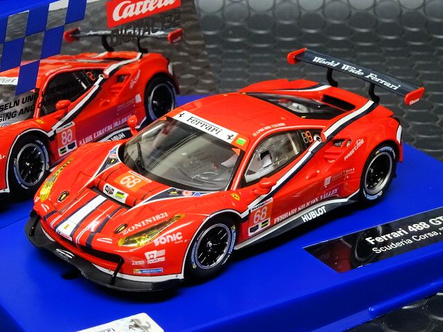 Carrera Digital 132 ｽﾛｯﾄｶｰ 30809◇FERRARI 488 GT3 ”SCUDERIA CORSA