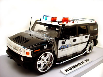 DUB CITY 1/18 ﾐﾆｶｰ HUMMER H2 POLICE ☆絶版希少 | NASCAR・スロット