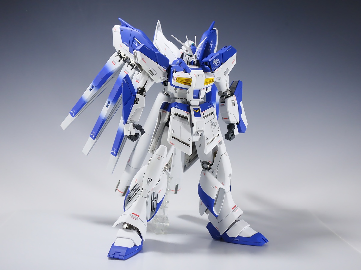 全塗装【プレミアムプラス完成品】バンダイ MG 1/100 Hi-νガンダム Ver