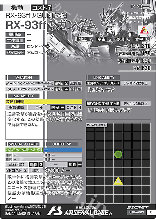 SEC RX-93ff νガンダム（パラレル） 買取 | UNITRIBE SEASON:06 | 機動
