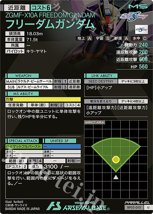 U フリーダムガンダム（パラレル） 販売 | 機動戦士ガンダムSEED