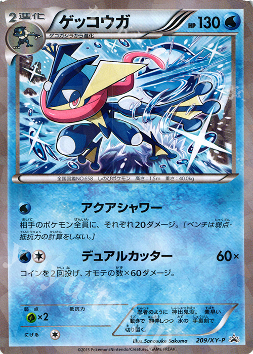 PROMO ゲッコウガ 販売 | XY プロモーションカード【201〜300
