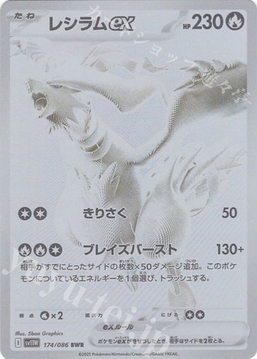 BWR レシラムex 販売 | [SV11W] 拡張パック ホワイトフレア | ポケモン