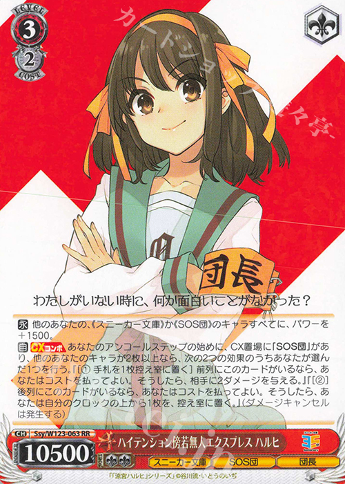 RR ハイテンション傍若無人エクスプレス ハルヒ 販売 | 角川スニーカー