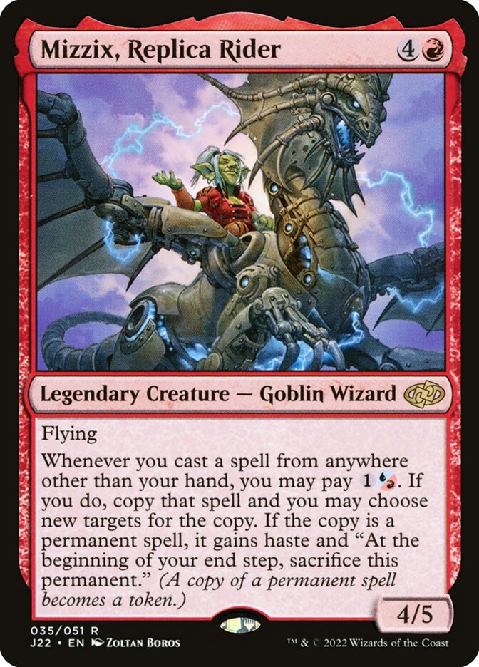 Mizzix, Replica Rider · Jumpstart 2022 (J22) #35 · Scryfall Magic
