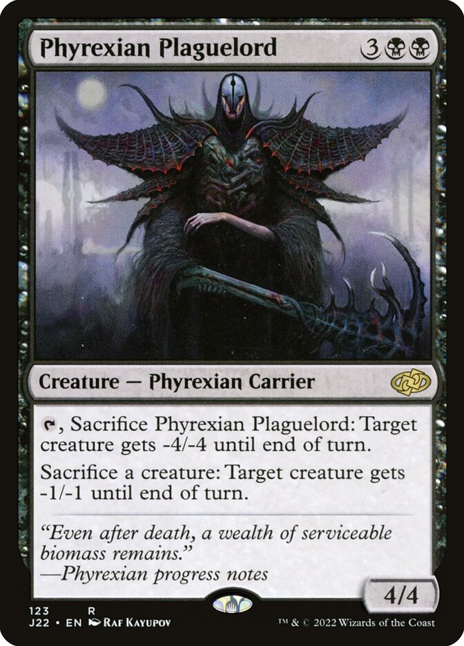 Phyrexian Plaguelord · Jumpstart 2022 (J22) #123 · Scryfall Magic