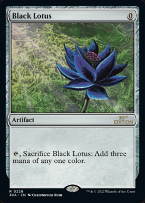 Black Lotus · 30th Anniversary Edition (30A) #228 · Scryfall Magic