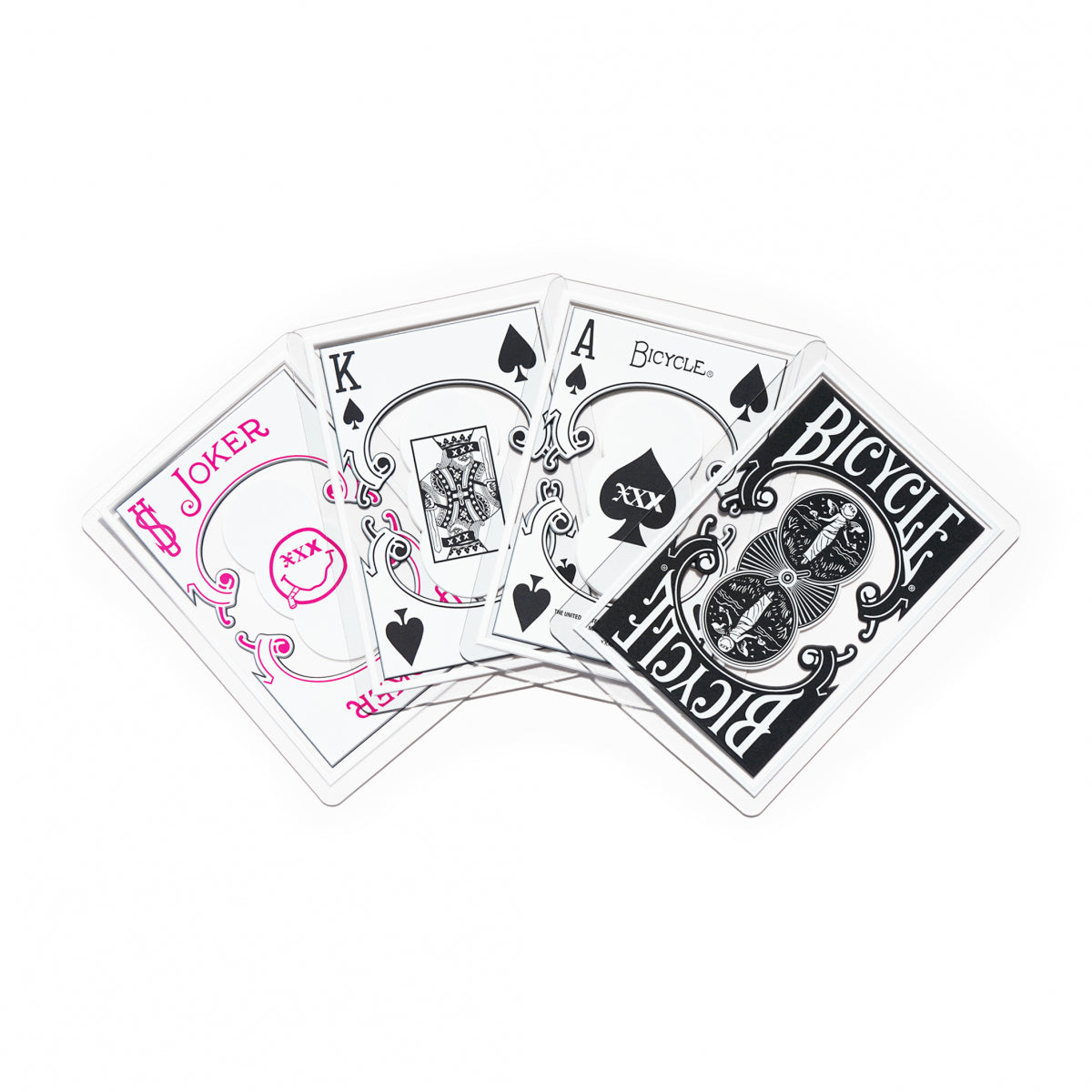 Bicycle God Selection XXX Clear Plastic Playing Cards – Cardvo