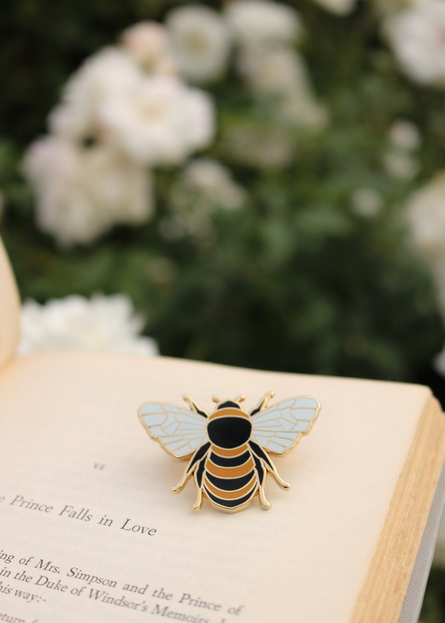 Carnal Flora | Gold Honey Bee Enamel Pin