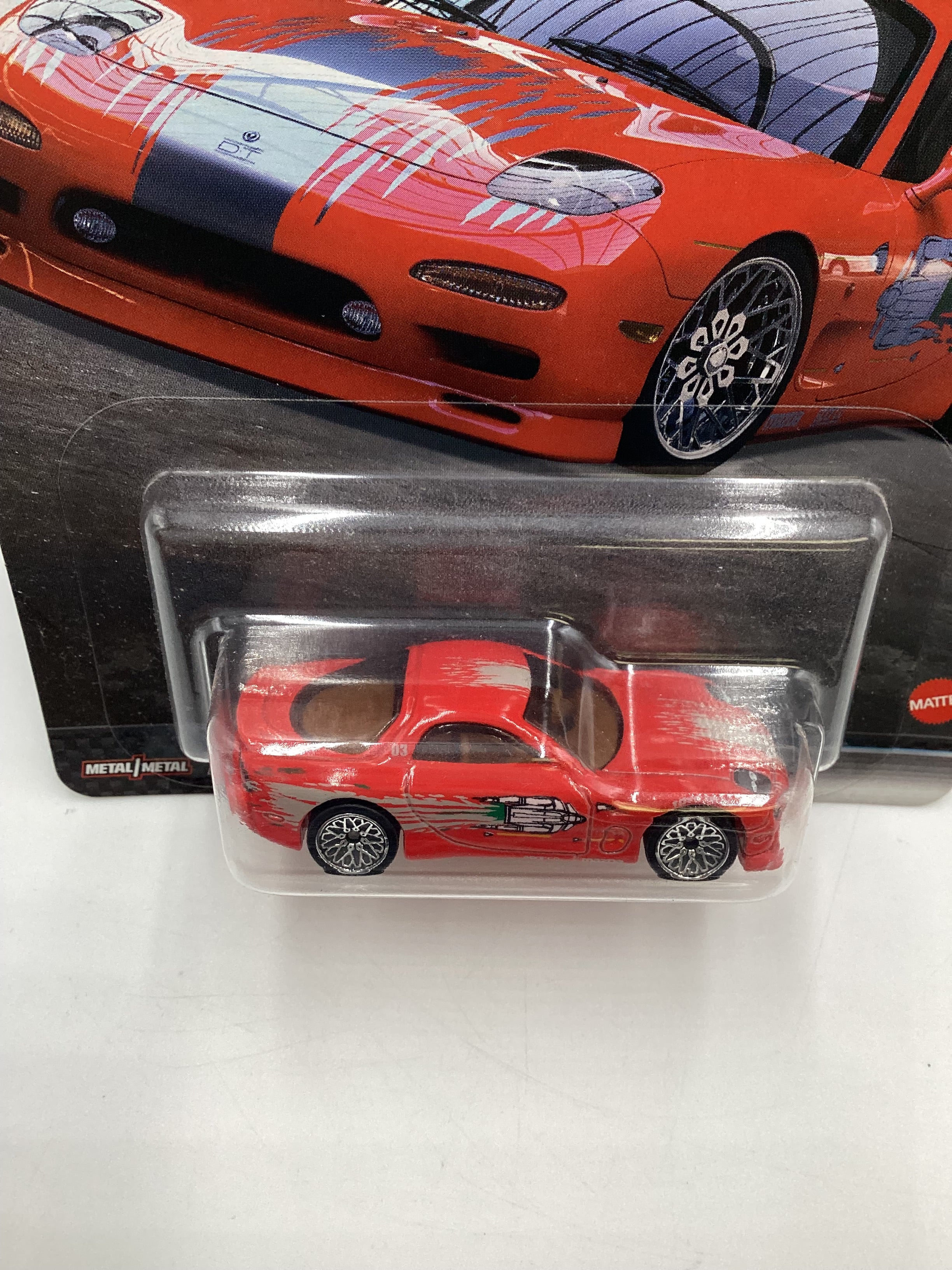 Hot Wheels Fast & Furious Full Force #1 95 Mazda RX-7 Red W