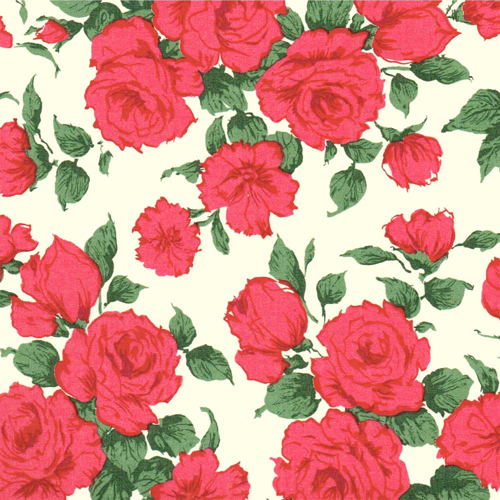 リバティ輸入生地定番柄Carline Rose（カーラインローズ）