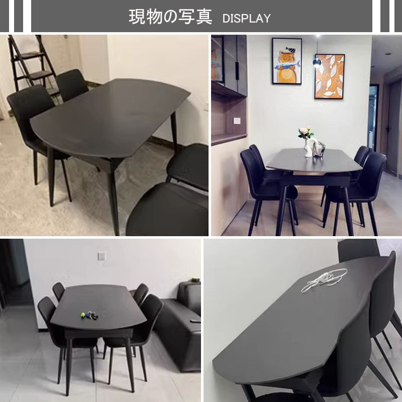 伸長式 ダイニングテーブル エクステンションテーブル セラミック 2人