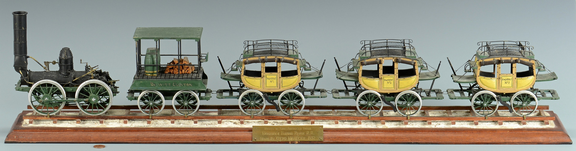 Lot 461: 1933 Dewitt Clinton Model Passenger Locomotive, Aw | Case