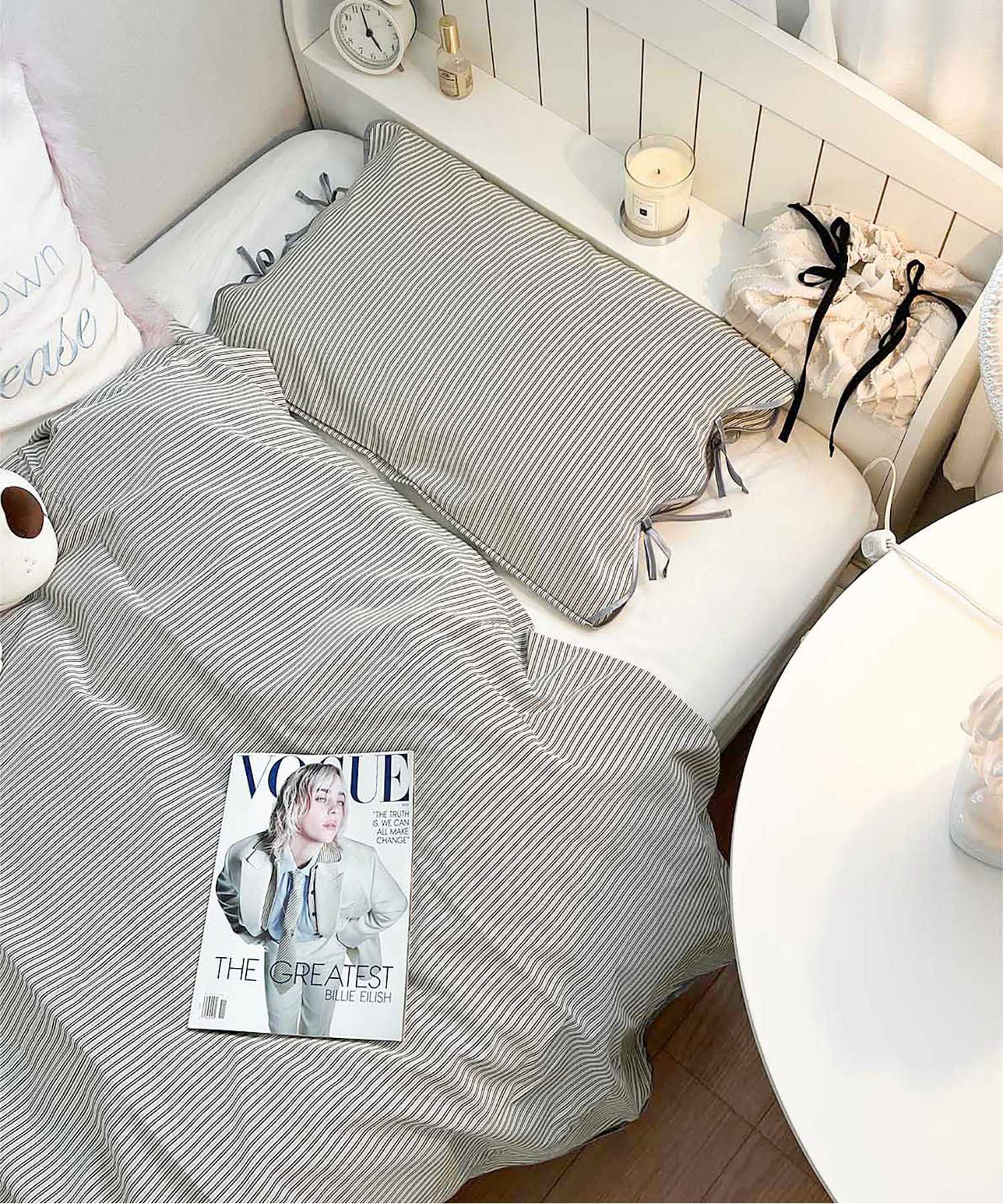 Casselini HOME(キャセリーニ ホーム)ストライプ布団カバー