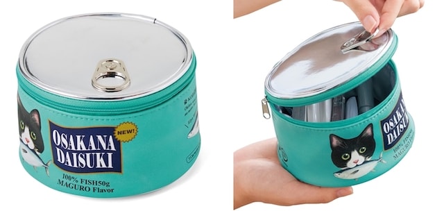 猫好きならバッグにこっそり忍ばせたい「猫缶ポーチ」が登場したニャ