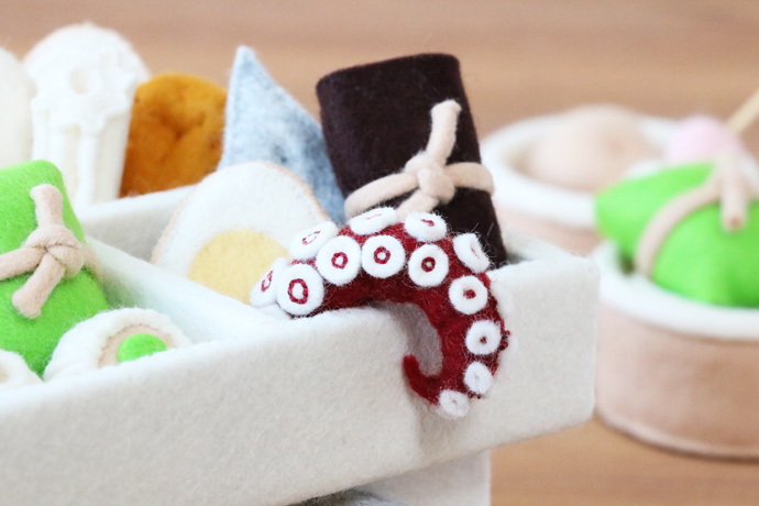 おでん（フェルトままごとブック） - 型紙屋 かわうそブック