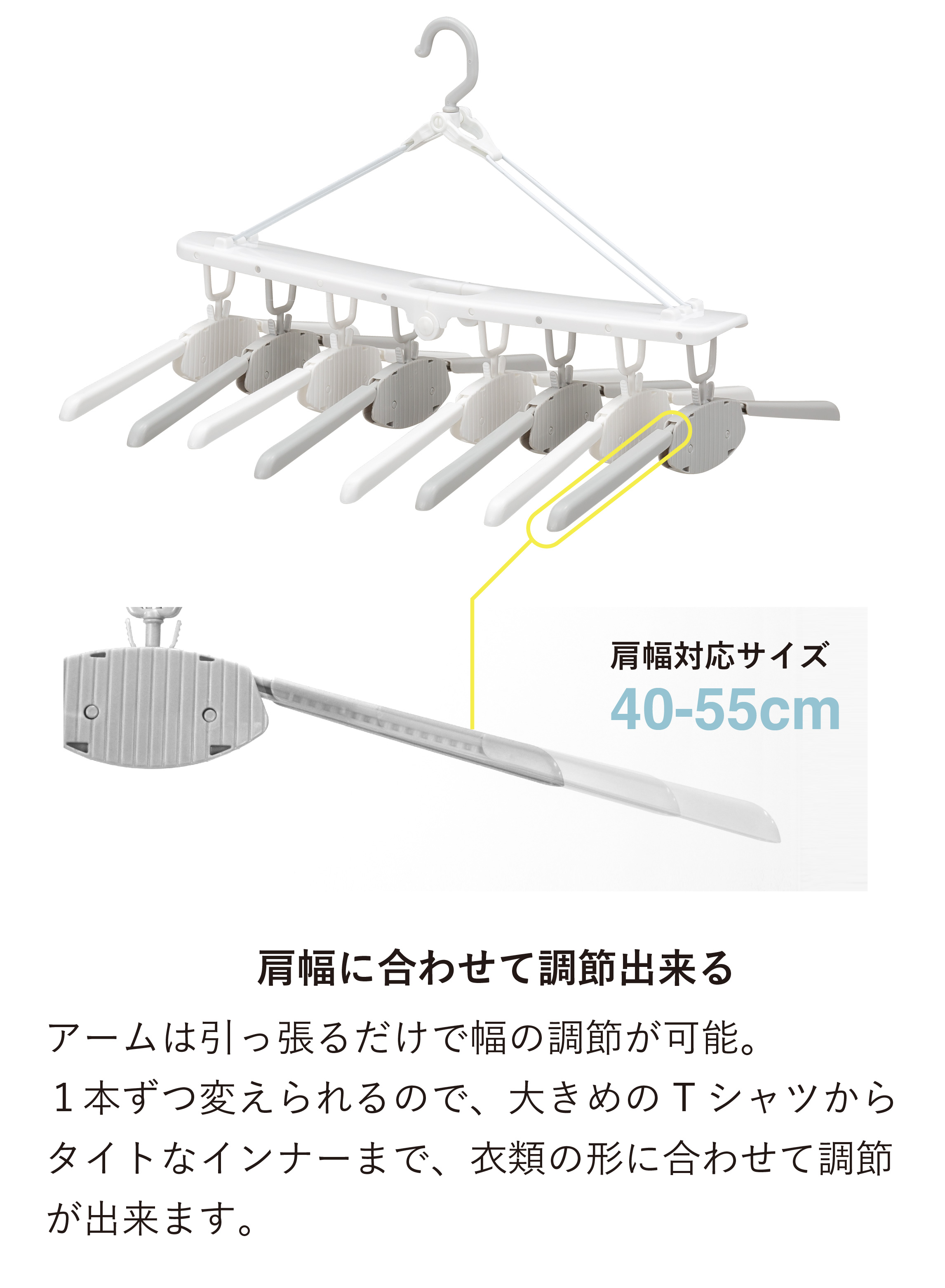 The hangers ワンタッチ8連ハンガー – 株式会社シービージャパン CB