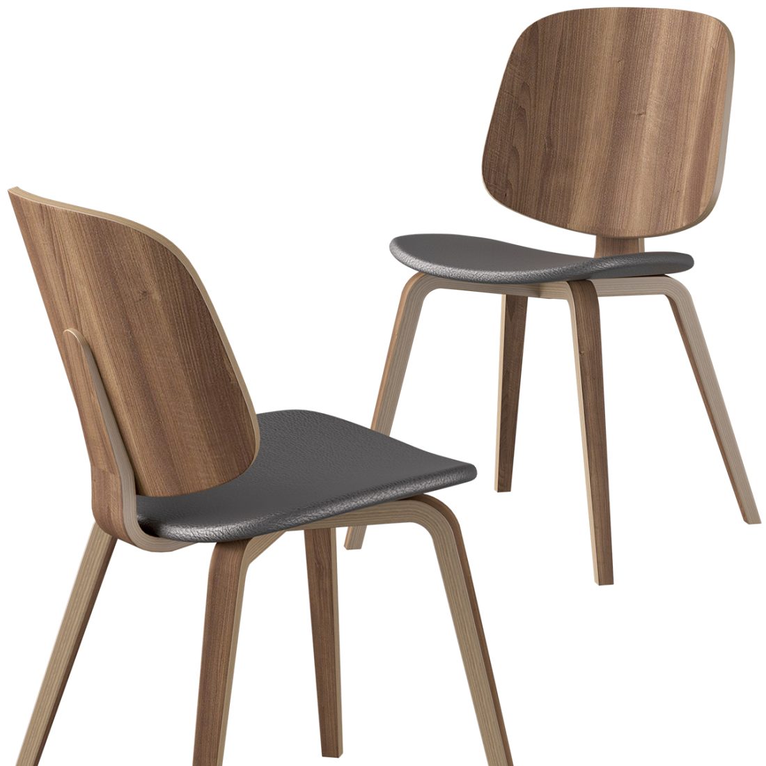 Boconcept - Milano Table-aarhus Dining Chair Set - 3D Model for Corona
