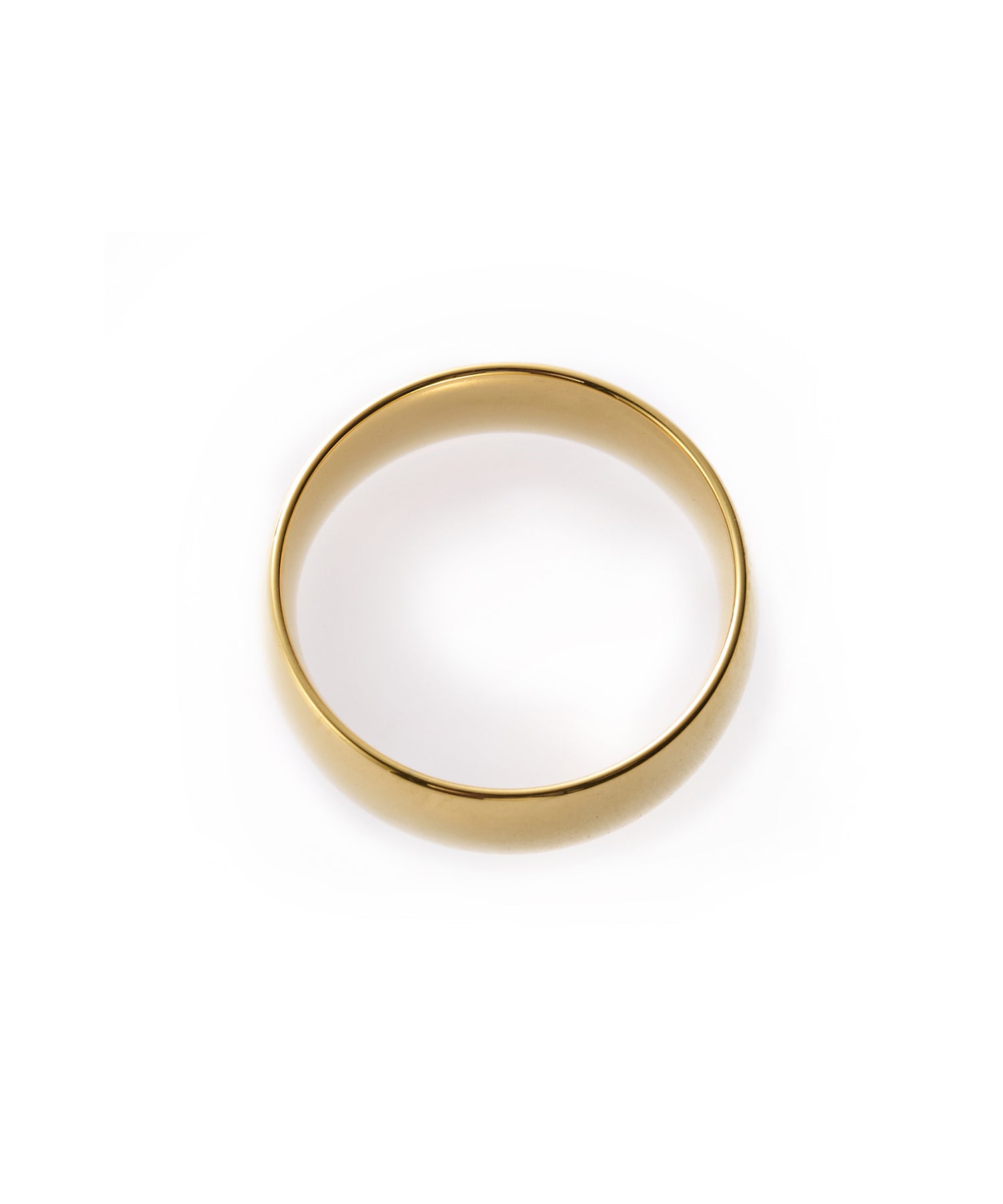 ゴールド]シンプルリング(6mm)