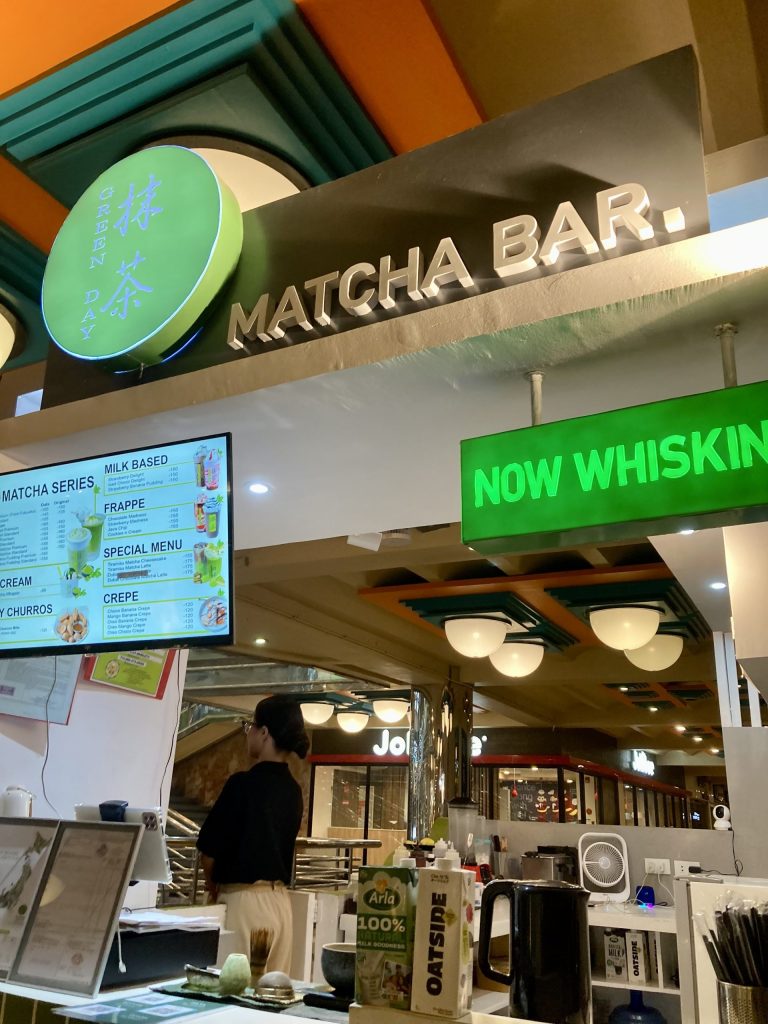 最近のセブの新抹茶店について | セブキッチン日記