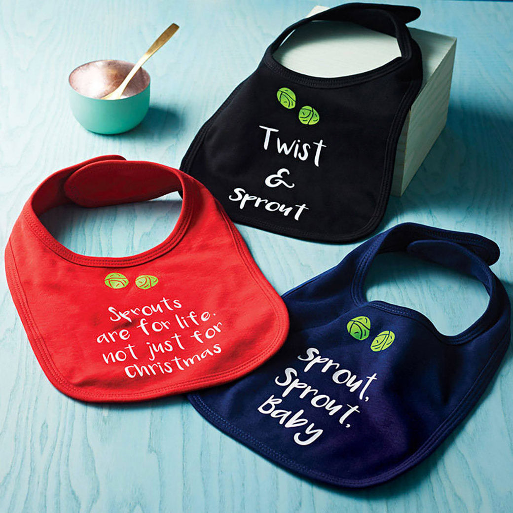 Set of Three Christmas Bibs – Ceramic-Gifts | Juliet Reeves Designs