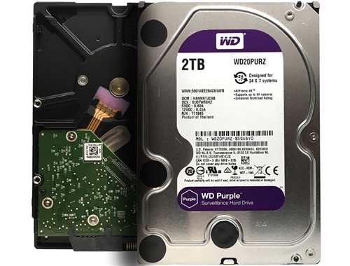 Western Digital Purple Surveillance WD20PURZ 2TB 5400RPM 64MB