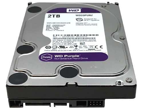 Western Digital Purple Surveillance WD20PURZ 2TB 5400RPM 64MB