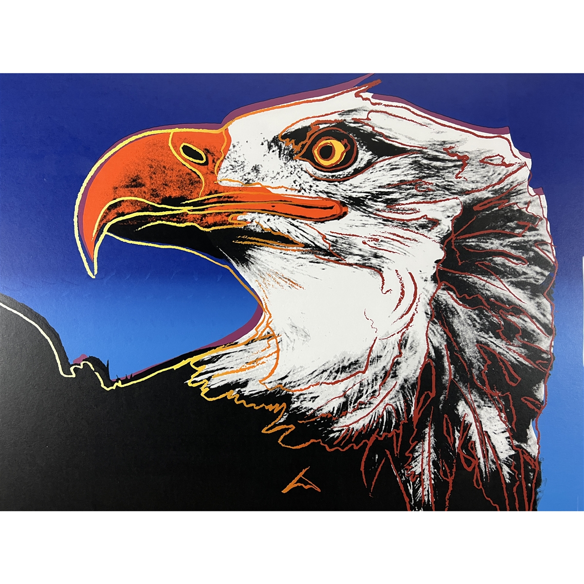 Bald Eagle - From Endangered Species by Andy Warhol