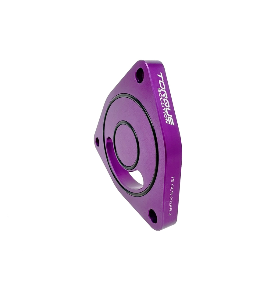 Torque Solution V2 Blow Off BOV Sound Plate (Purple): Multiple