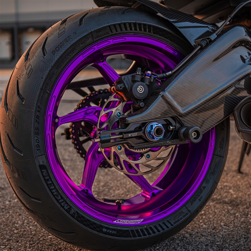 Core Moto Apex-6 Lightest forged motorcycle wheels for Kawasaki