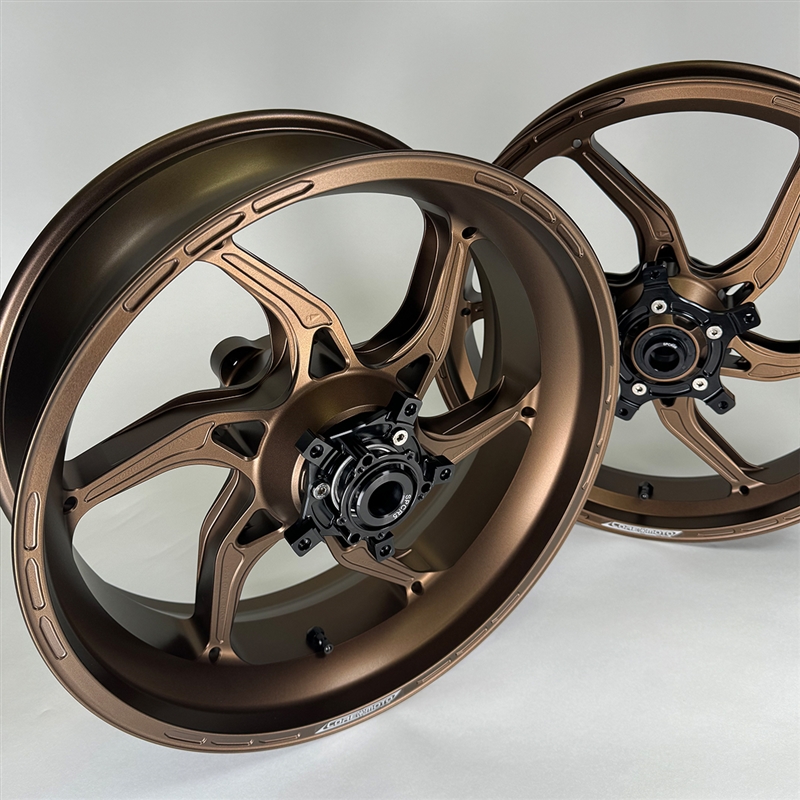 Bronze Core Moto Apex-6 Lightest forged motorcycle wheels for ZX14