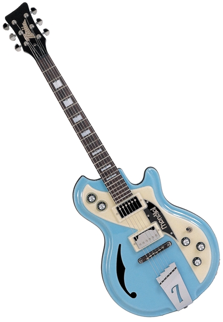 Italia Guitars Mondial Classic Semi-Hollow Acousti-Glass Electric