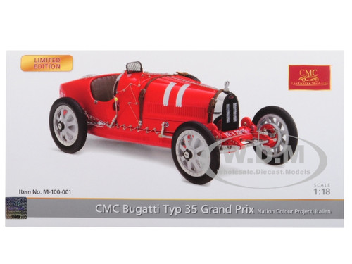 Bugatti T35 #11 National Color Project Grand Prix Italy Limited