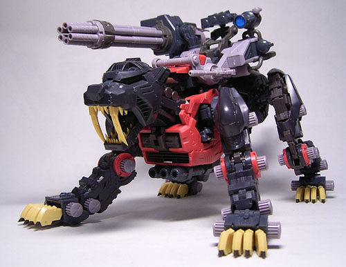 ZOIDS HMM 1/72 セイバータイガーシュバルツ仕様 レビュー - アオイ模型店