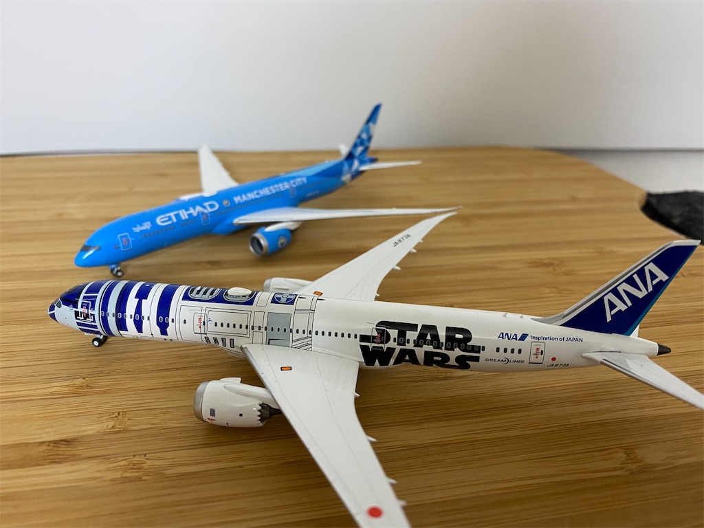NGmodel 全日空空輸 787-9 R2-D2 ANA JET 1/400（JA873A）がデリバリー