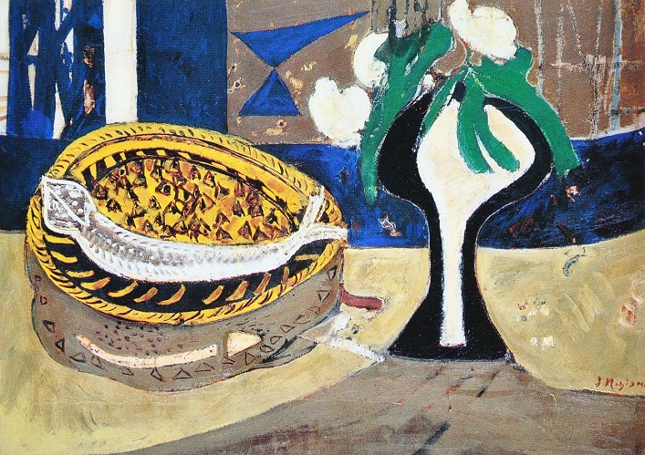 花と魚／三岸節子 - 遊びをせんとや生まれけむ