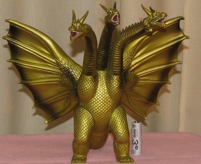怪獣ソフビ【昭和のキングギドラ 】 - 適当に玩具とかのブログ