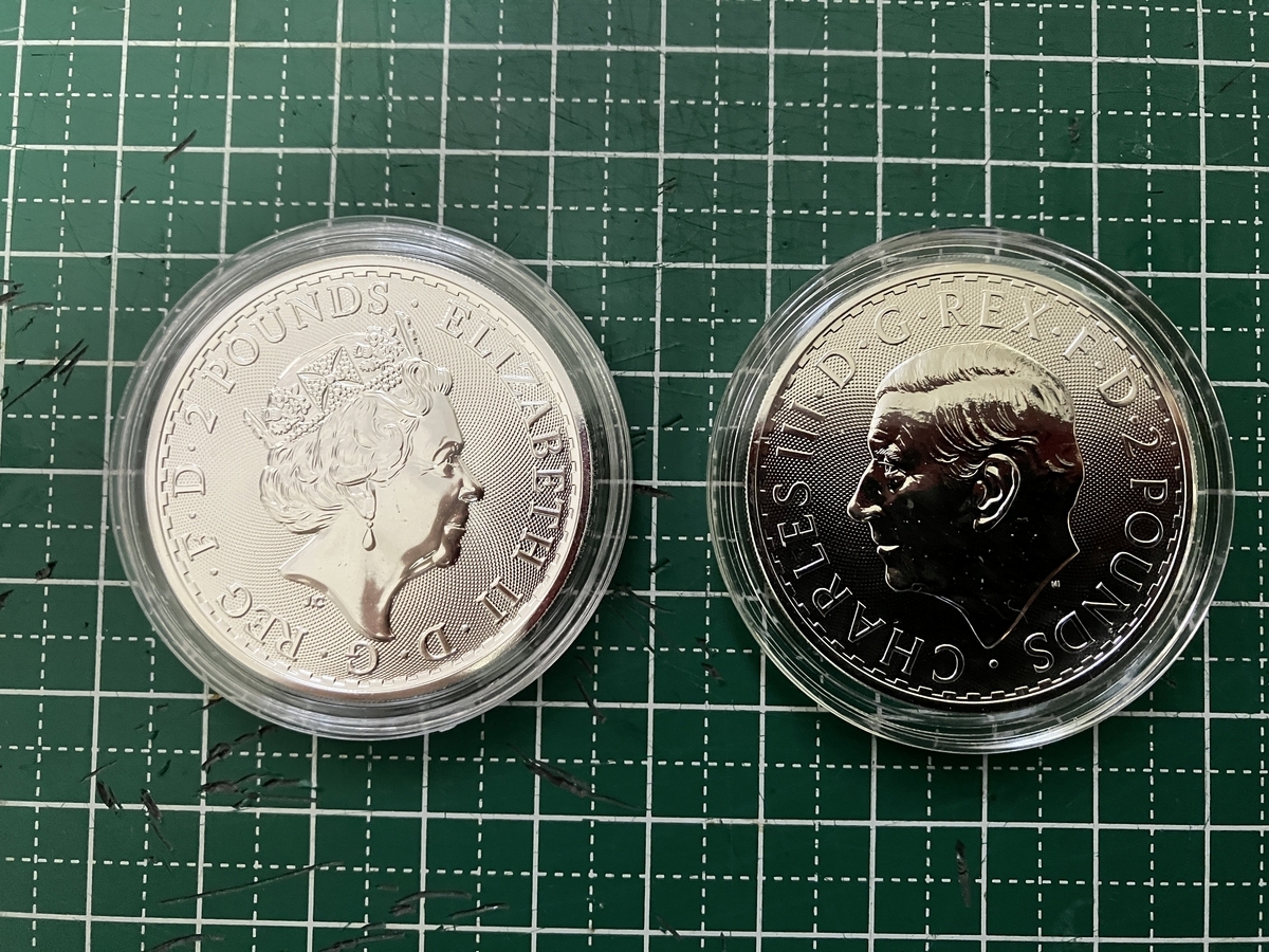 2023年はブリタニア銀貨の『特年』！？将来値上がりの噂 - 後ろ向き