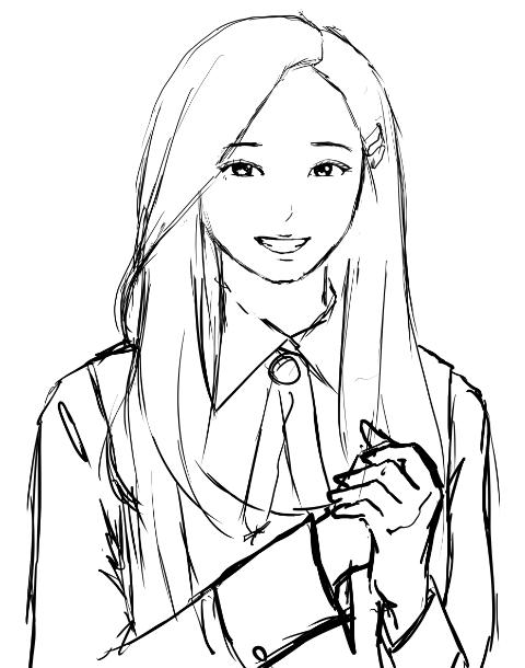 イラスト】5分間ドローイング100日チャレンジ完走記念に世界で三番目に