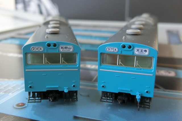 トミックスの103系高運転台非ATC車(スカイブルー)を導入 - 大根Pスープ