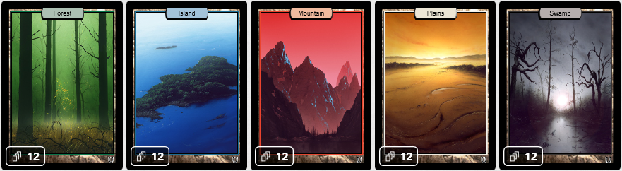 MOならアンヒンジドの土地が現物の1/10以下で揃えられます