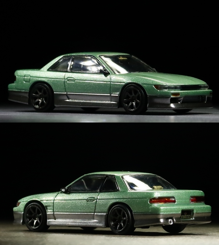 モデルインプレッション】 Tarmac Works 1/64 - Vertex Nissan Silvia