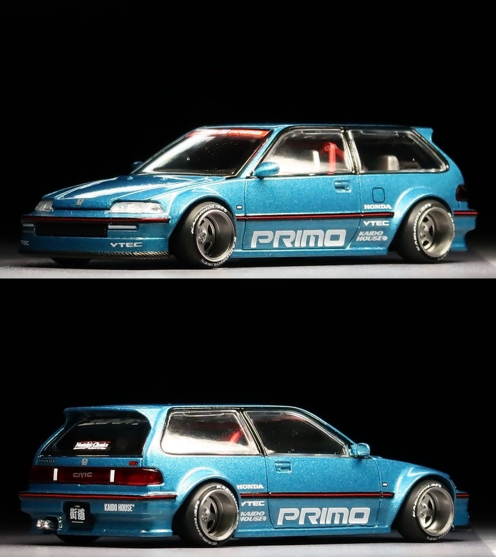 モデルインプレッション】 Mini GT x KAIDO☆HOUSE - Honda Civic EF